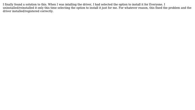 DevOps & SysAdmins: 32bit ODBC Driver not Installing correctly on Windows 7 64 bit machine смотреть онлайн