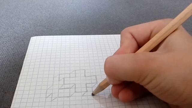 Как нарисовать 3D крест смотреть онлайн