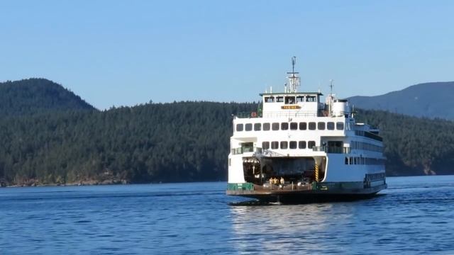 The Newest Washington State Ferry - The MV Samish Sailing The San Juan Islands WA смотреть онлайн