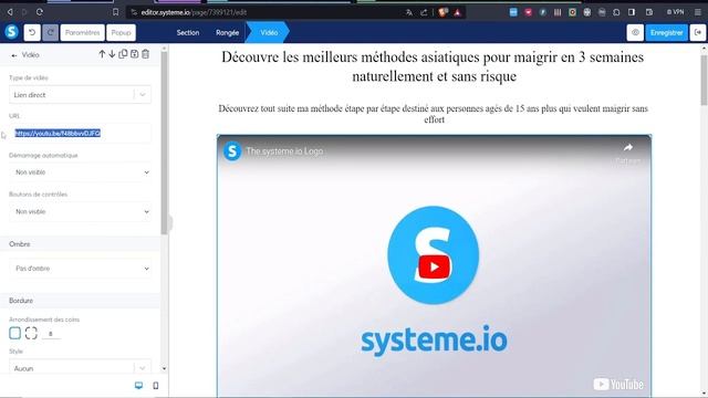 Nouveau sur Systeme.io ? Voici Comment Intégrer une Vidéo Rapidement ? смотреть онлайн