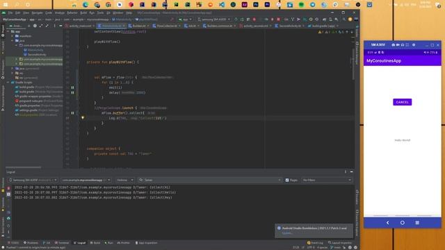 #135 Android Kotlin Development 2022 [Arabic] | Buffer with kotlin flow смотреть онлайн