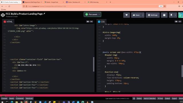 FREECODECAMP: HOW TO BUILD A PRODUCT LANDING PAGE (2022) смотреть онлайн