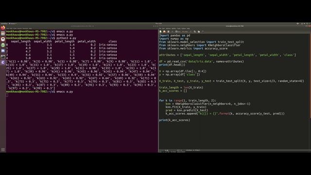Python tutorial | KNN classifier | k values + algorithm speed | Part 6 смотреть онлайн