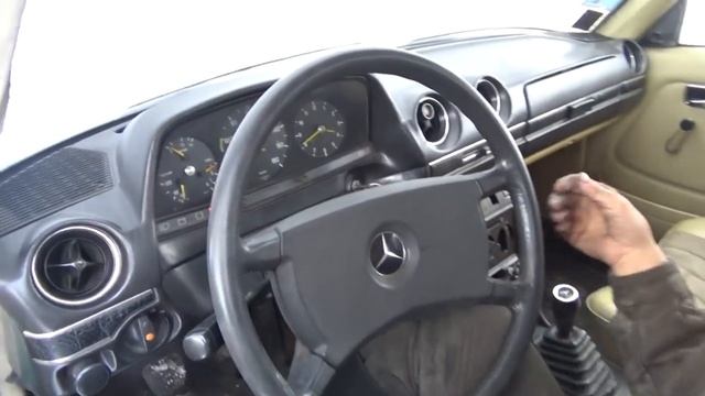 Холодный пуск 123 Мерседеса с двигателем ОМ 617 3 л дизель. смотреть онлайн