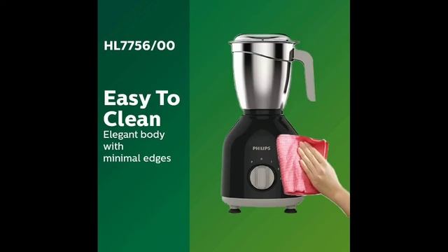 Philips HL7756/00 Mixer Grinder, 750W, 3 Jars (Black) смотреть онлайн