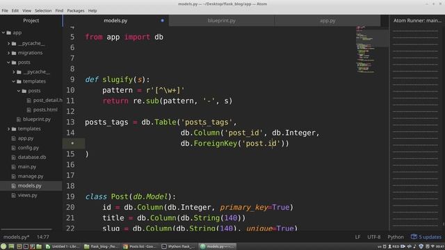 Python Flask Tutorial #5: SQLAlchemy ManyToMany relationship | Flask crash course for beginners смотреть онлайн