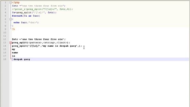 How to split you string into substring with php in Hindi смотреть онлайн
