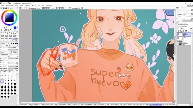 некие советы по рисованию #1: волосы, кисти рук, скринтоны и другое смотреть онлайн