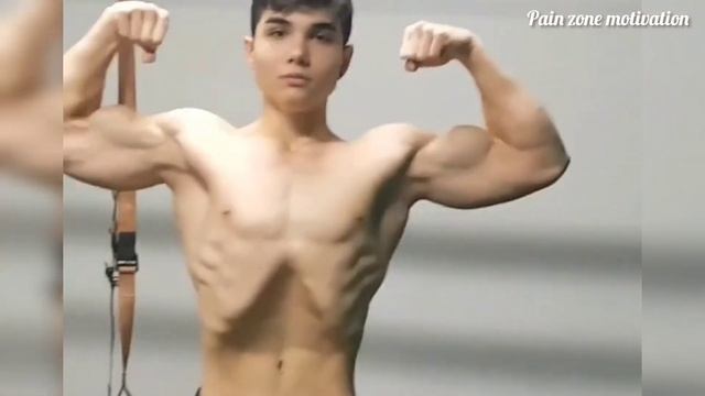 Impressive Physique 18 Years Old Bodybuilder | Flexing | Muscle Worship