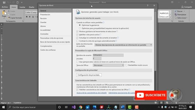 Como cambiar el color o tema de office word, excel, Power Point etc-Actualizado 2021 смотреть онлайн