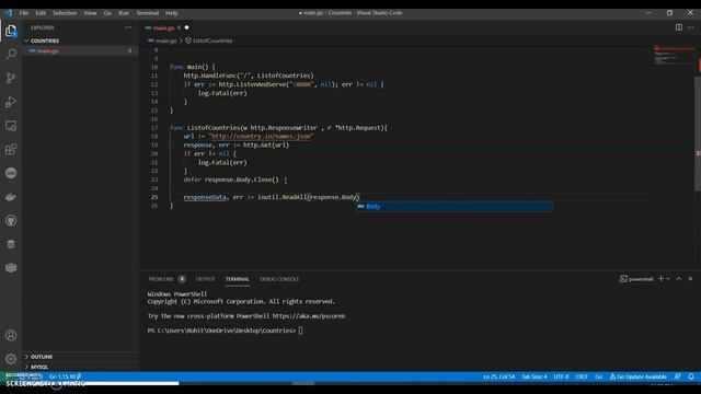 How to Handle HTTP GET RESPONSE | Golang Tutorial Beginners смотреть онлайн