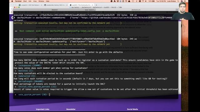 The DAC Factory: Scripts for Launching Your Own DAC on EOS смотреть онлайн