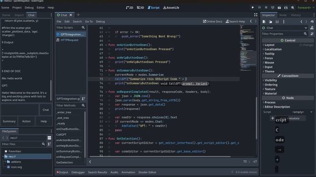 Integrating OPENAI's API Into Godots Editor! Advanced Godot 4!
