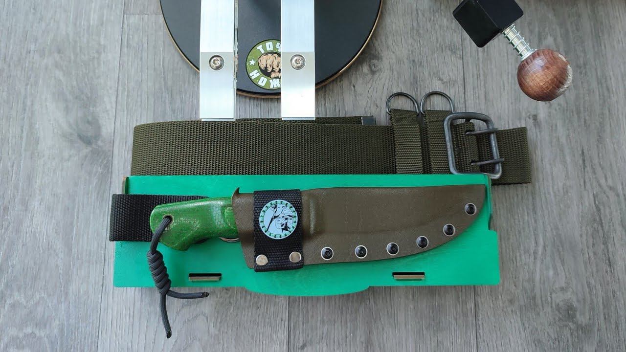 Заточка ножа из стали CPR на 64 еденицы. TSPROF K03 Pro смотреть онлайн