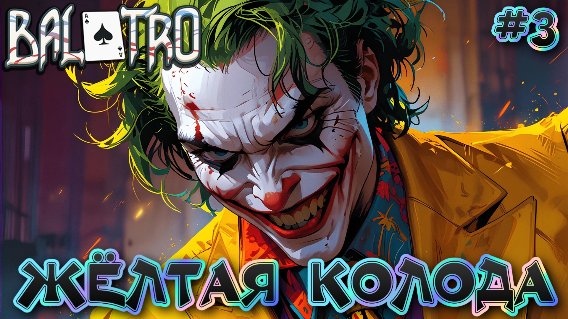 🃏 ЖЁЛТАЯ КОЛОДА: ИГРАЕМ В ПОКЕР 🃏 - #3 Balatro Прохождение на Русском смотреть онлайн
