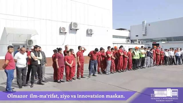 AKFА пожарный безопасности. Начальник отдела ОТ и ТБ Ботир Сабиров смотреть онлайн