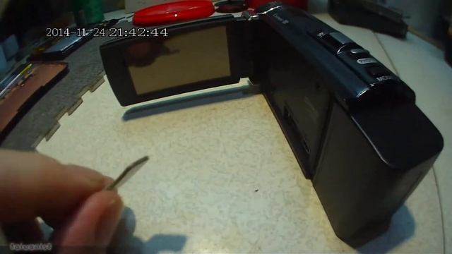 2014-11-24 __ SONY CX210E on-off switch trick / hack смотреть онлайн