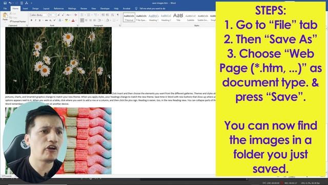 How To Save IMAGES OF WORD DOCUMENT Separately | Tutorial In नेपाली смотреть онлайн