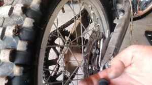 Снять задний суппорт Kayo K1