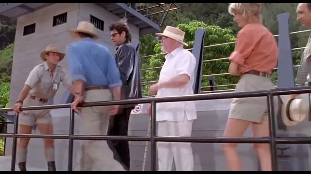 Jurassic Park 1993 - Raptor Feeding Scene HD смотреть онлайн
