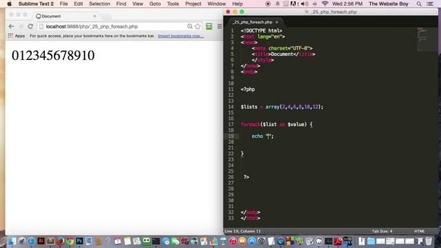 PHP Tutorial for beginners #25 What is the foreach loop and how to work with it смотреть онлайн
