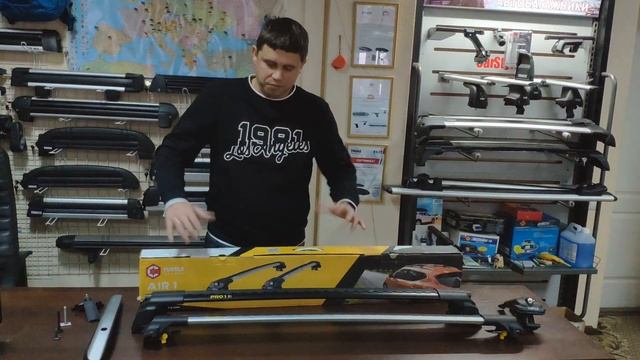 Багажник Turtle Air 1 и Air 2, обзор багажной системы на рейлинги смотреть онлайн