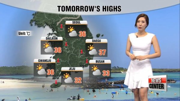 Sizzling heatwave across nation