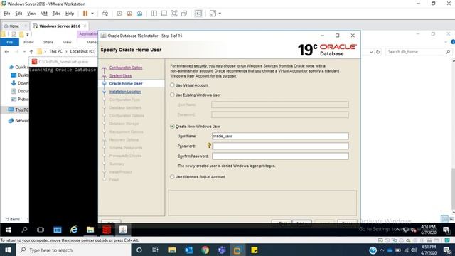 installing oracle database 19c on windows Server 2016 смотреть онлайн