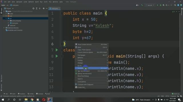 Classes And Objects in Java смотреть онлайн