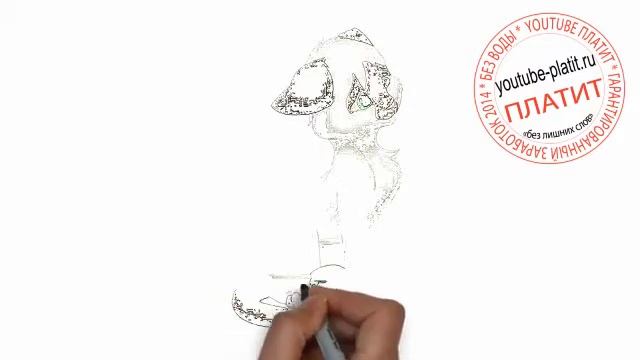 Нарисованные коты и кошки Как нарисовать двуцветную кошку карандашом за 27 секунд смотреть онлайн