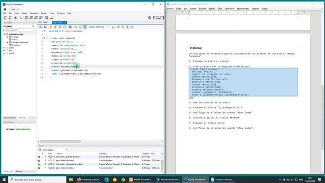 Curso de MySQL: Borrar indice (drop index) смотреть онлайн