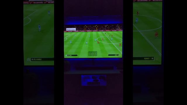How does FC 24 look on a 65" 4k TV look? 🤔 | Nintendo Switch #fc24 #nintendoswitch #fifa #fyp смотреть онлайн