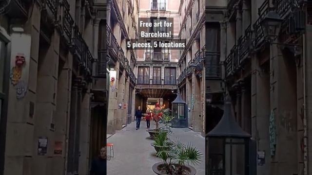 Artdrop in Barcelona! #barcelona #bcn #artist смотреть онлайн