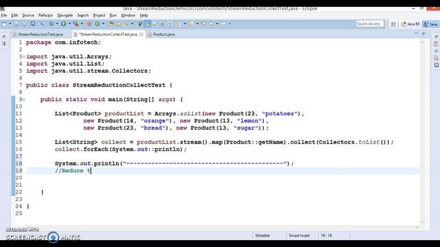 Java 8 Stream Reduction:collect() Method_PART1 смотреть онлайн