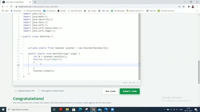 6. Java Loops I •| HackerRank|• смотреть онлайн