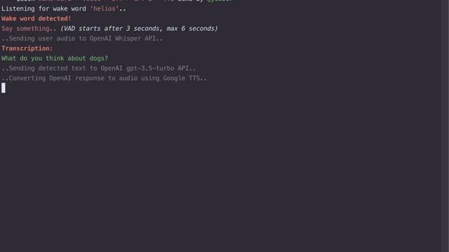 Quick ChatGPT Turbo + Whisper API + Picovoice demo in Python смотреть онлайн