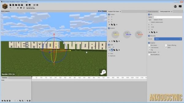 How To Make 3D Text! | Mine-imator Tutorial