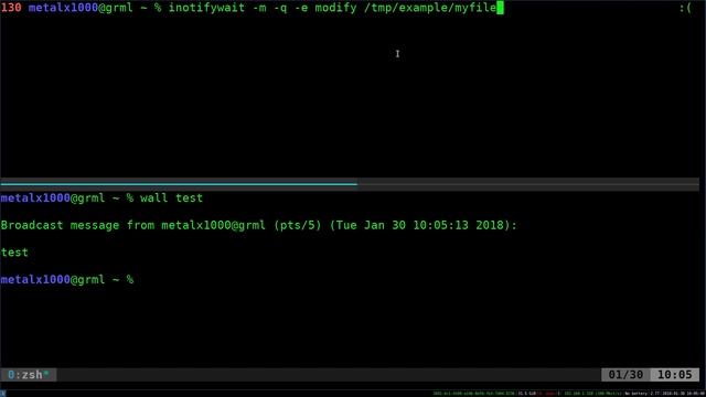 21 Monitoring Files and Folders Linux Shell Tutorial смотреть онлайн