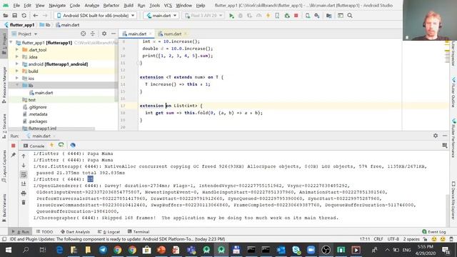 Extensions в Dart смотреть онлайн