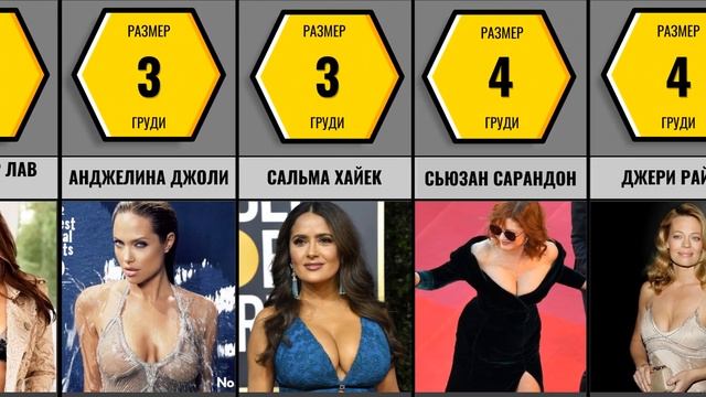 Сравнение Знаменитостей По Размеру Груди смотреть онлайн