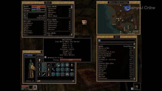 Let's Play Elder Scrolls III 3 - Morrowind - 84 : Kill Necromancer Tashpi Ashibael смотреть онлайн