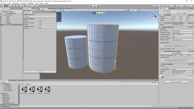 ProBuilder Unity | Creating Basic Shapes смотреть онлайн