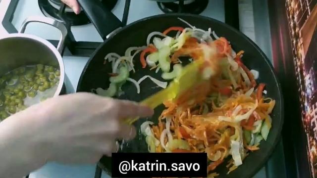Рецепт быстрого ужина / макароны с овощами / паста смотреть онлайн