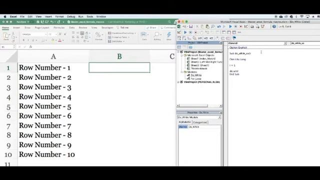 Do_while loop in vba excel смотреть онлайн