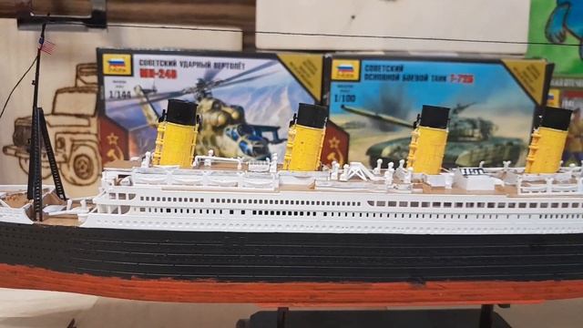 Звезда сборная модель Титаник1/700.Обзор. смотреть онлайн