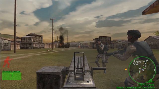 Delta Force: Black Hawk Down Team Sabre - Coastal Pipeline Pump Station - Operator - 1440p смотреть онлайн