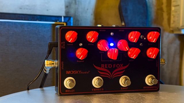 Mosky Red Fox pedal demo смотреть онлайн