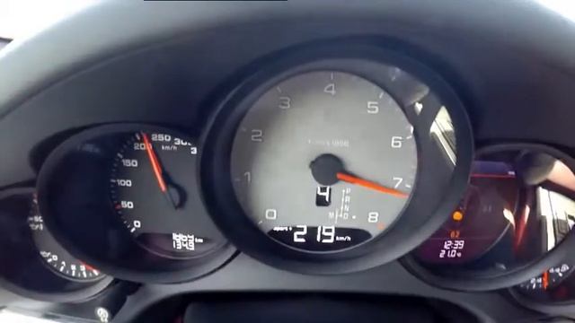 Porsche 911 Carrera S 2015 - разгон до 0-250.
