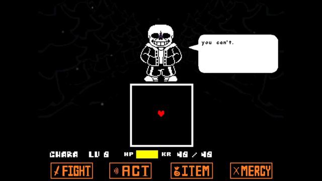 That moment when you encounter Sans in Snowdin. смотреть онлайн