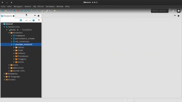 How To execute an SQL file on DBeaver (mysql)